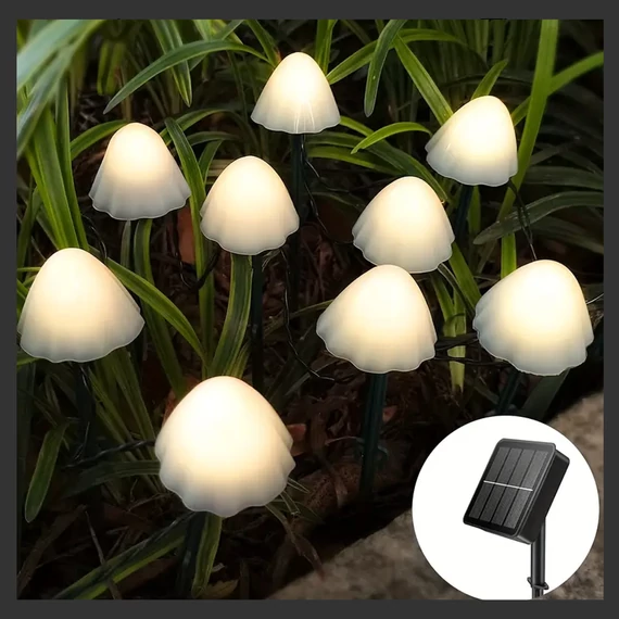 Mushrooms Solar Lámpa - 10 db.