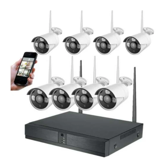 CCTV 8 Megfigyelő Rendszer - Wifi - 8 kamerával