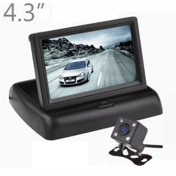 Autós Monitor - Tolatókamerával - 4.3"