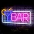 Kép 2/2 - LED Neon Dekor - BAR - 42x22cm